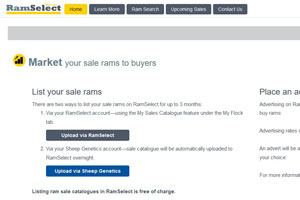 Ram Select now free for ram breeders