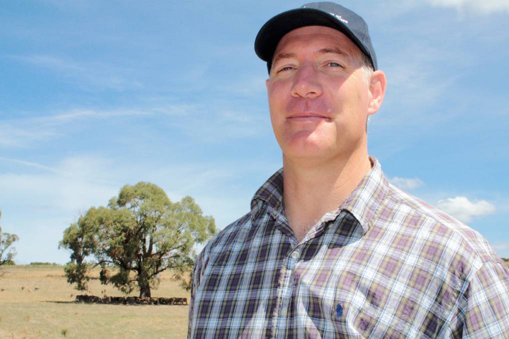 MAGIC WAND: NSW DPI livestock researcher, Gordon Refshauge, says a hand-held device for accurately measuring the body score of ewes will be a great profit driver for producers.