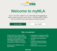 MLA account